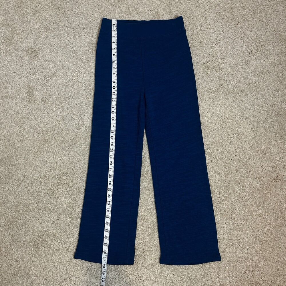 J.Crew NWT Wide Leg Sweatpant PXS Blue 100% Cotton Lounge Travel Weekend Staple